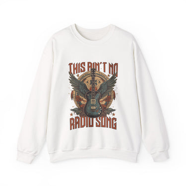 This Ain’t No Radio Song Sweatshirt - Sunlit Funlit Country Music Tees